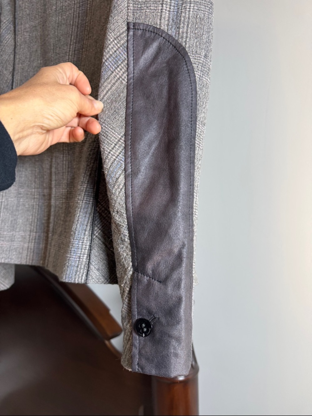 Luisa Cerano Women's Plaid Tailored Blazer Jacket - Picture 3 of 6